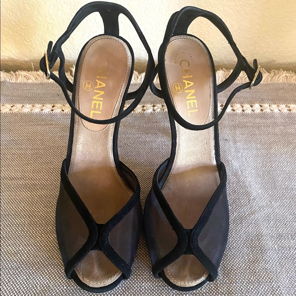 CHANEL Sandal Transparent Heel